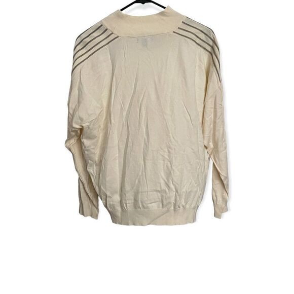 Alfani Women's Ivory Stud Trim Mock Neck - Picture 3 of 5